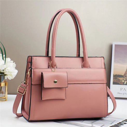 Pu Waterproof Shoulder Bag Luxury Women Handbag.